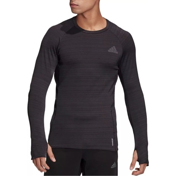 Adidas Aeroready Running Long-sleeve T-shirt RUNNER LS TEE, 2XL - Picture 1 of 12